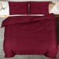 vidaXL Bettwäsche-Set Bordeauxrot 200x220 cm Leichte Mikrofaser vidaXL Bettwäsche-Set Bordeauxrot 200x220 cm Leichte Mikrofaser