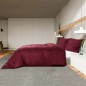 vidaXL Bettwäsche-Set Bordeauxrot 200x200 cm Leichte Mikrofaser vidaXL Bettwäsche-Set Bordeauxrot 200x200 cm Leichte Mikrofaser