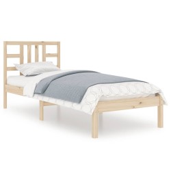 vidaXL Massivholzbett 90x190 cm