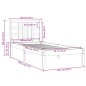 vidaXL Massivholzbett 90x190 cm vidaXL Massivholzbett 90x190 cm