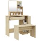 vidaXL Schminktisch-Set Sonoma-Eiche 86,5x35x136 cm vidaXL Schminktisch-Set Sonoma-Eiche 86,5x35x136 cm