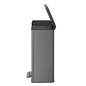 Curver Duo Tretmülleimer Deco 26L+26L Grau Curver Duo Tretmülleimer Deco 26L+26L Grau