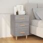 vidaXL Nachttisch Grau Sonoma 40x40x66 cm Holzwerkstoff vidaXL Nachttisch Grau Sonoma 40x40x66 cm Holzwerkstoff