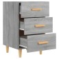 vidaXL Nachttisch Grau Sonoma 40x40x66 cm Holzwerkstoff vidaXL Nachttisch Grau Sonoma 40x40x66 cm Holzwerkstoff