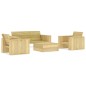 4-tlg. Garten-Lounge-Set Kiefernholz Imprägniert 4-tlg. Garten-Lounge-Set Kiefernholz Imprägniert