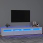 vidaXL TV-Schrank mit LED-Leuchten Weiß 240x35x40 cm vidaXL TV-Schrank mit LED-Leuchten Weiß 240x35x40 cm