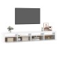 vidaXL TV-Schrank mit LED-Leuchten Weiß 240x35x40 cm vidaXL TV-Schrank mit LED-Leuchten Weiß 240x35x40 cm