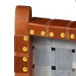 vidaXL Relaxstuhl Klappbar Geflochten Braun Echtleder vidaXL Relaxstuhl Klappbar Geflochten Braun Echtleder