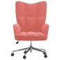 vidaXL Relaxsessel Rosa Samt vidaXL Relaxsessel Rosa Samt