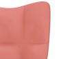 vidaXL Relaxsessel Rosa Samt vidaXL Relaxsessel Rosa Samt