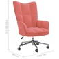 vidaXL Relaxsessel Rosa Samt vidaXL Relaxsessel Rosa Samt