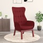 vidaXL Relaxsessel Weinrot Stoff vidaXL Relaxsessel Weinrot Stoff
