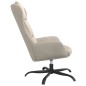 vidaXL Relaxsessel Creme Wildleder-Optik vidaXL Relaxsessel Creme Wildleder-Optik