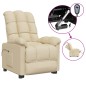 vidaXL Relaxsessel Elektrisch Creme Stoff vidaXL Relaxsessel Elektrisch Creme Stoff