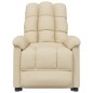 vidaXL Relaxsessel Elektrisch Creme Stoff vidaXL Relaxsessel Elektrisch Creme Stoff