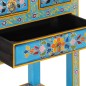 vidaXL Sideboard Türkis 55x30x76 cm Massivholz Mango vidaXL Sideboard Türkis 55x30x76 cm Massivholz Mango