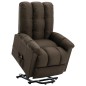 vidaXL Aufstehsessel Braun Stoff vidaXL Aufstehsessel Braun Stoff
