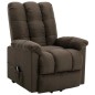vidaXL Aufstehsessel Braun Stoff vidaXL Aufstehsessel Braun Stoff