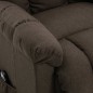 vidaXL Aufstehsessel Braun Stoff vidaXL Aufstehsessel Braun Stoff