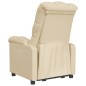 vidaXL Relaxsessel Creme Stoff vidaXL Relaxsessel Creme Stoff