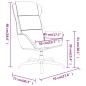 vidaXL Relaxsessel mit Hocker Taupe Mikrofasergewebe vidaXL Relaxsessel mit Hocker Taupe Mikrofasergewebe