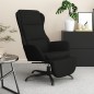 vidaXL Relaxsessel mit Fußstütze Schwarz Mikrofasergewebe vidaXL Relaxsessel mit Fußstütze Schwarz Mikrofasergewebe