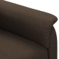 vidaXL Massagesessel Elektrisch Dunkelbraun Stoff vidaXL Massagesessel Elektrisch Dunkelbraun Stoff