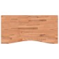 vidaXL Schreibtischplatte 100x(45-50)x4 cm Massivholz Buche vidaXL Schreibtischplatte 100x(45-50)x4 cm Massivholz Buche
