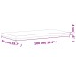 vidaXL Schreibtischplatte 100x(45-50)x4 cm Massivholz Buche vidaXL Schreibtischplatte 100x(45-50)x4 cm Massivholz Buche