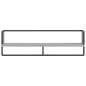 vidaXL Wandregal mit Stange Grau Sonoma 100x25x30 cm vidaXL Wandregal mit Stange Grau Sonoma 100x25x30 cm