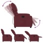 vidaXL Relaxsessel Weinrot Stoff vidaXL Relaxsessel Weinrot Stoff