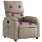 vidaXL Massagesessel Cappuccino-Braun Kunstleder vidaXL Massagesessel Cappuccino-Braun Kunstleder