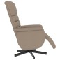 vidaXL Massagesessel mit Fußteil Cappuccino-Braun Kunstleder vidaXL Massagesessel mit Fußteil Cappuccino-Braun Kunstleder