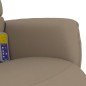 vidaXL Massagesessel mit Fußteil Cappuccino-Braun Kunstleder vidaXL Massagesessel mit Fußteil Cappuccino-Braun Kunstleder