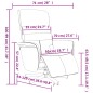 vidaXL Massagesessel mit Fußteil Cappuccino-Braun Kunstleder vidaXL Massagesessel mit Fußteil Cappuccino-Braun Kunstleder