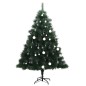vidaXL Künstlicher Weihnachtsbaum Klappbar 300 LEDs & Kugeln 210 cm vidaXL Künstlicher Weihnachtsbaum Klappbar 300 LEDs & Kugeln 210 cm