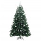 vidaXL Künstlicher Weihnachtsbaum Klappbar 150 LEDs & Kugeln 150 cm vidaXL Künstlicher Weihnachtsbaum Klappbar 150 LEDs & Kugeln 150 cm
