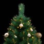 vidaXL Künstlicher Weihnachtsbaum Klappbar 150 LEDs & Kugeln 150 cm vidaXL Künstlicher Weihnachtsbaum Klappbar 150 LEDs & Kugeln 150 cm