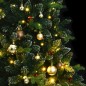 vidaXL Künstlicher Weihnachtsbaum Klappbar 300 LEDs & Kugeln 210 cm vidaXL Künstlicher Weihnachtsbaum Klappbar 300 LEDs & Kugeln 210 cm
