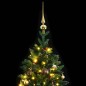 vidaXL Künstlicher Weihnachtsbaum Klappbar 300 LEDs & Kugeln 210 cm vidaXL Künstlicher Weihnachtsbaum Klappbar 300 LEDs & Kugeln 210 cm
