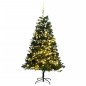 vidaXL Künstlicher Weihnachtsbaum Klappbar 300 LEDs & Kugeln 210 cm vidaXL Künstlicher Weihnachtsbaum Klappbar 300 LEDs & Kugeln 210 cm