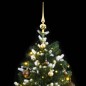 vidaXL Künstlicher Weihnachtsbaum Klappbar 300 LEDs & Kugeln 210 cm vidaXL Künstlicher Weihnachtsbaum Klappbar 300 LEDs & Kugeln 210 cm