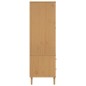 vidaXL Kleiderschrank SENJA Rattan-Optik Braun 90x55x175cm Kiefernholz vidaXL Kleiderschrank SENJA Rattan-Optik Braun 90x55x175cm Kiefernholz