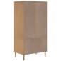 vidaXL Kleiderschrank SENJA Rattan-Optik Braun 90x55x175cm Kiefernholz vidaXL Kleiderschrank SENJA Rattan-Optik Braun 90x55x175cm Kiefernholz