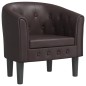 vidaXL Clubsessel Braun Kunstleder vidaXL Clubsessel Braun Kunstleder