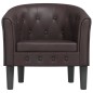 vidaXL Clubsessel Braun Kunstleder vidaXL Clubsessel Braun Kunstleder