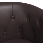 vidaXL Clubsessel Braun Kunstleder vidaXL Clubsessel Braun Kunstleder