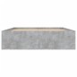 vidaXL Bettgestell Betongrau 135x190 cm vidaXL Bettgestell Betongrau 135x190 cm