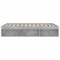 vidaXL Bettgestell Betongrau 135x190 cm vidaXL Bettgestell Betongrau 135x190 cm