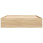 vidaXL Bettgestell Sonoma-Eiche 150x200 cm King Size vidaXL Bettgestell Sonoma-Eiche 150x200 cm King Size